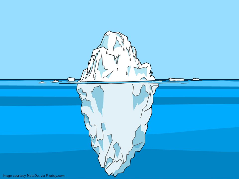 People are like icebergs