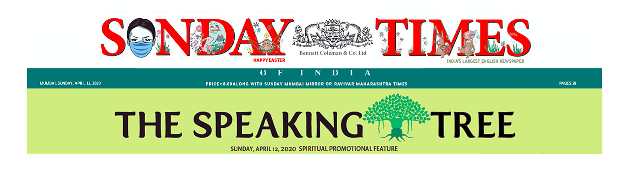 Sunday Times and Speaking Tree 12 April 2020