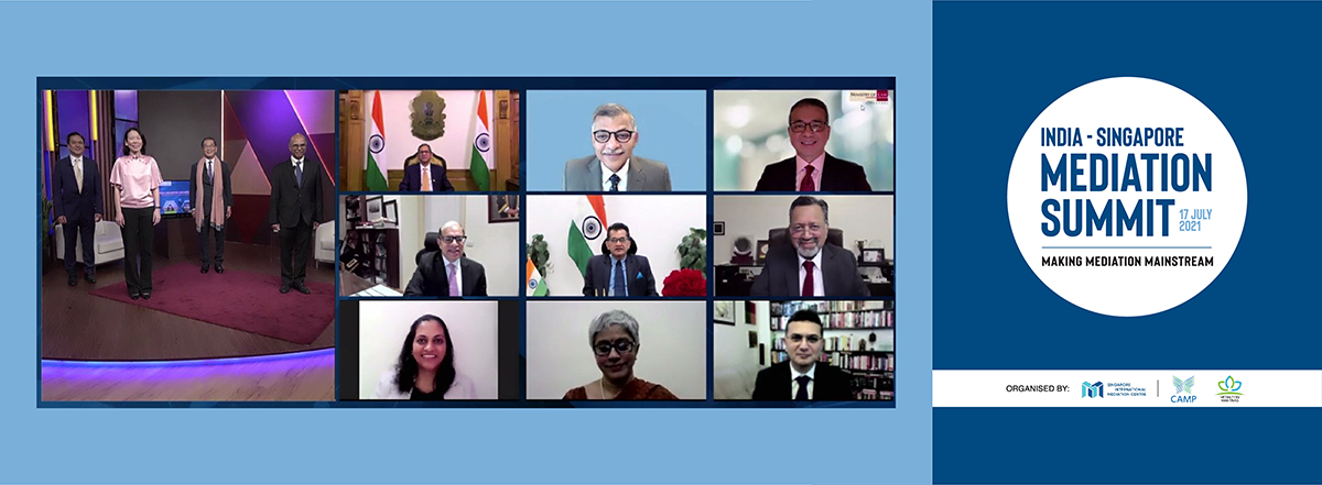 India - Singapore Mediation Summit 2021 - Speakers and Panellists