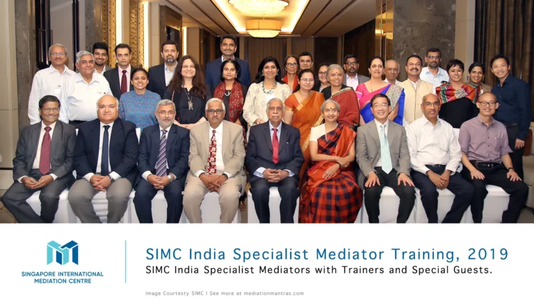 SIMC India Specialist Mediators Class of 2019