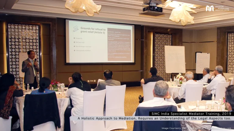 SIMC India Specialist Mediator Training 2019: Understanding Legal Aspects to Mediation