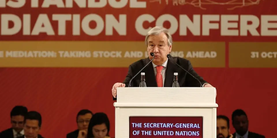 Syria’s groundbreaking constitutional talks a clear success of mediation says Guterres in Turkey
